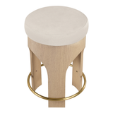 Bocceli Velvet Counter Stool