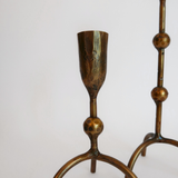 Hammered Iron Taper Candle Holder - 2 Sizes