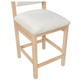 Roundhill Linen Textured Counter Stool