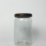 Glass Canister with Wood Lid - 3 Sizes