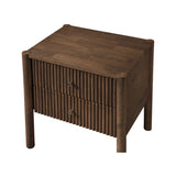 Kivo Solid Wood Nightstand