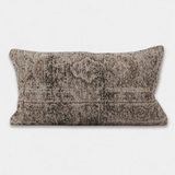 Khloe Jacquard Lumbar Pillow - Taupe - 14"x26"