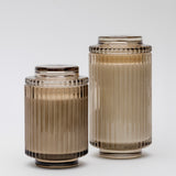 Rivena Ribbed Candle - Island Coconut - 2 Sizes