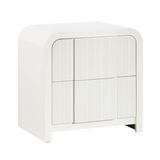 Fluted Nightstand