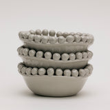 Blanche Beaded Bowl - Grey