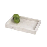 Ameena Marble Tank Tray - Opal White