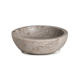 Handcarved Brown Marble Bowl