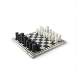 White & Black Marble Chess Set
