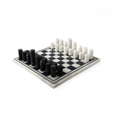 White & Black Marble Chess Set
