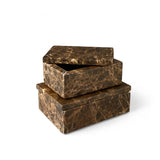 Brown Emperador Rectangular Box - 2 Sizes