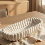 Oval Ruffle Bowl