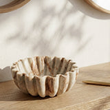 Toronto Marble Ruffle Bowl
