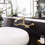 English Country Wall Mount Bathroom Faucet