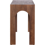 Arch Oak Console Table