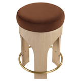 Bocceli Velvet Counter Stool