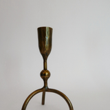 Hammered Iron Taper Candle Holder - 2 Sizes
