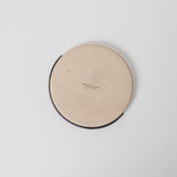 Dawson Appetizer Plate - Matte Black/White - Set of 6
