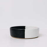 Dawson Stoneware Bowl - Matte Black/White - Set of 6