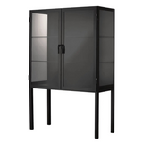 Chauncey Wide Curio Bar Cabinet