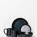 Dusk Appetizer Plate - Matte Black - Set of 6