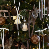 Metal Bow Ornament - Gold
