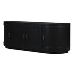 contemporary media console in black