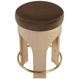 Bocceli Velvet Counter Stool