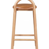 Calvin Vegan Leather Counter Stool