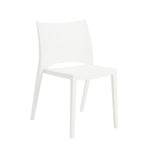 Leslie Stacking Chair - White - Set of 2