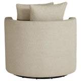 Debbie Upholstered Swivel Accent Chair