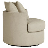 Debbie Upholstered Swivel Accent Chair