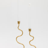 Haley Taper Holder - Gold - 2 Sizes