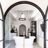 Kaiser Single-Handle Freestanding Tub Faucet with Hand Shower