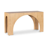 Arch Oak Console Table