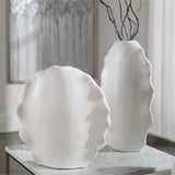 Ruffled Feathers Outdoor Vases - Set of 2