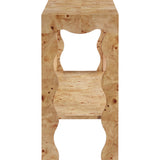 Vassa Burl Console Table
