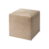 Pinstriped Ottoman