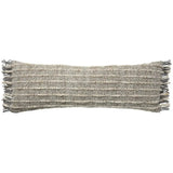 Angora Lumbar Pillow - Grey - 13"x40"