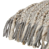 Angora Lumbar Pillow - Grey - 13"x40"