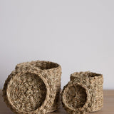 Woven Seagrass Canister Set