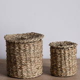 Woven Seagrass Canister Set
