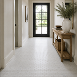 Antique Carrara Brick Mosaic Tile by Castelli Marble