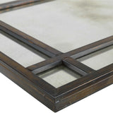 close up of the antiqued finish of the Avidan mirror