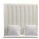 Moyra 87" Vertical Channel Tufted Bed