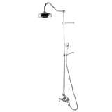 Vintage Wall Mount Rain Drop Shower System with Hand Shower
