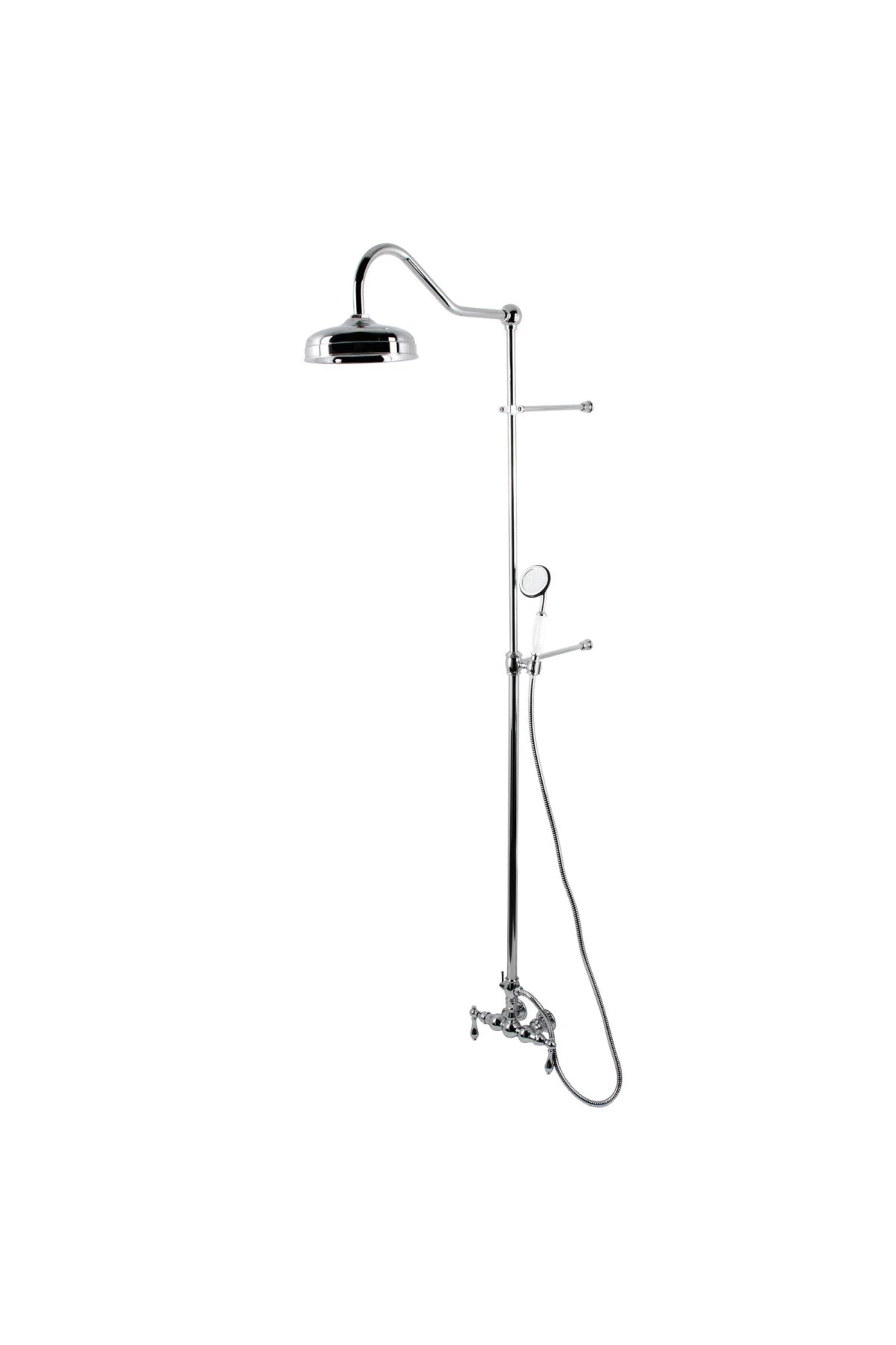 Vintage Wall Mount Rain Drop Shower System with Hand Shower