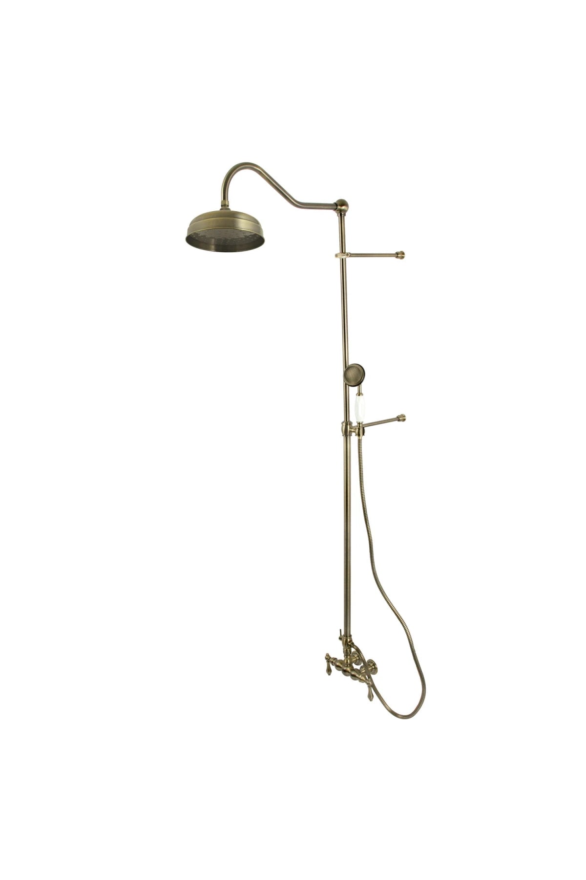 Vintage Wall Mount Rain Drop Shower System with Hand Shower