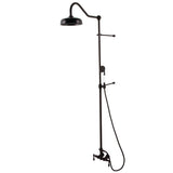 Vintage Wall Mount Rain Drop Shower System with Hand Shower