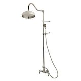 Vintage Wall Mount Rain Drop Shower System with Hand Shower