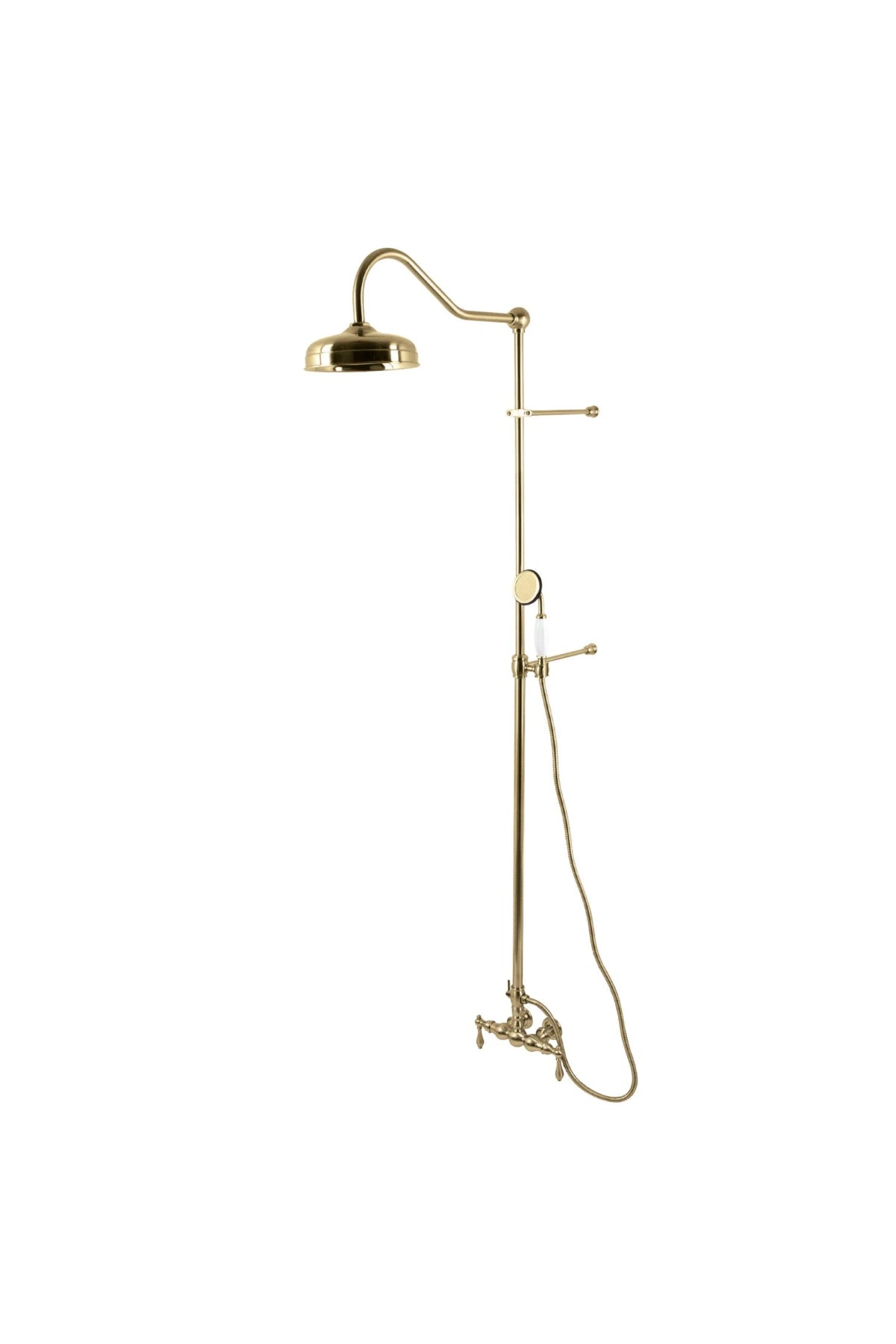 Vintage Wall Mount Rain Drop Shower System with Hand Shower